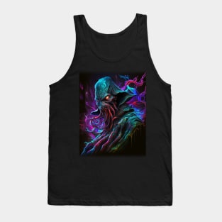 Mindflayer D&D Monster Graffiti Tank Top